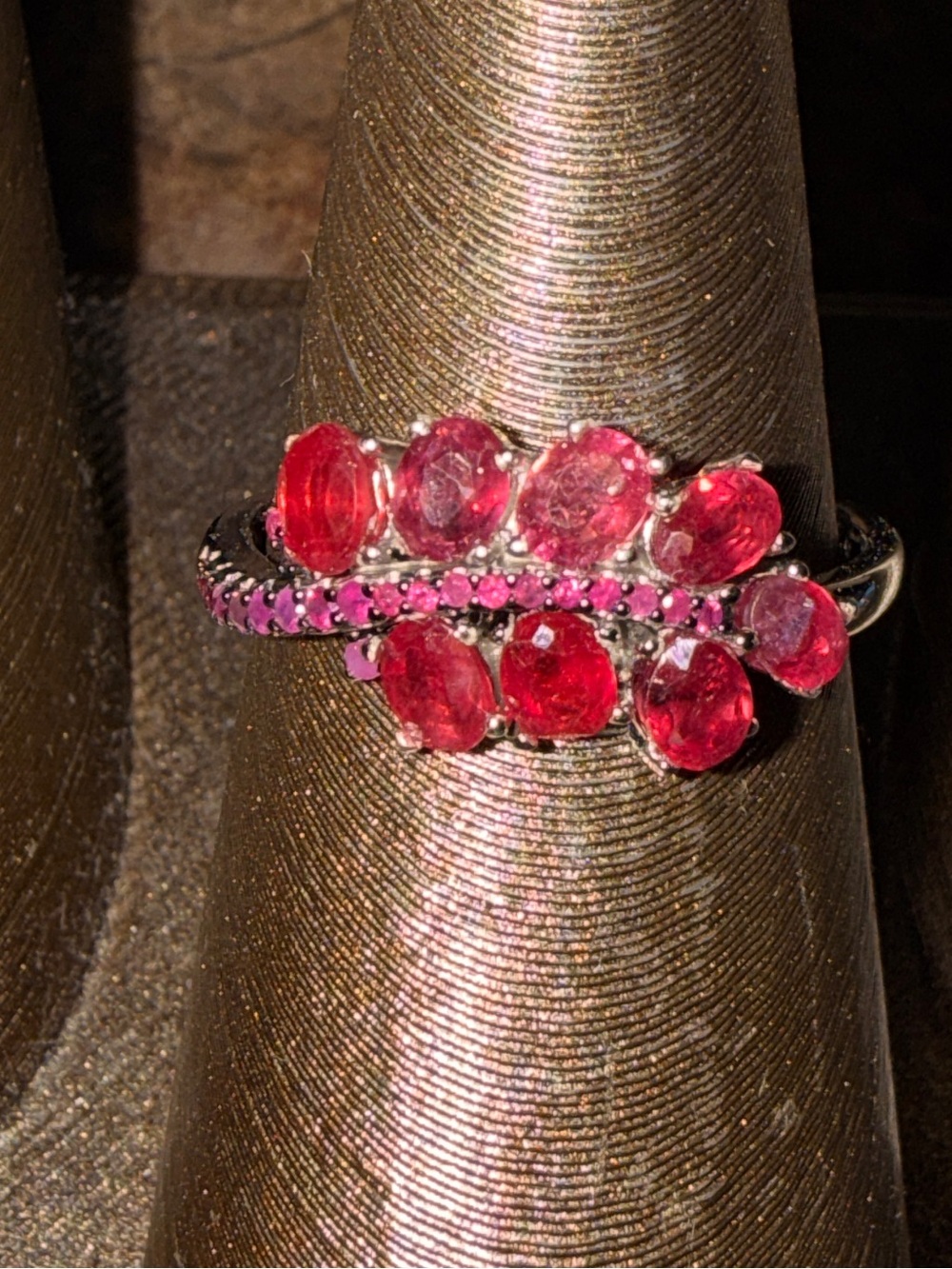 New 925 Sterling Silver Ruby ring size 9 - Picture 9 of 16